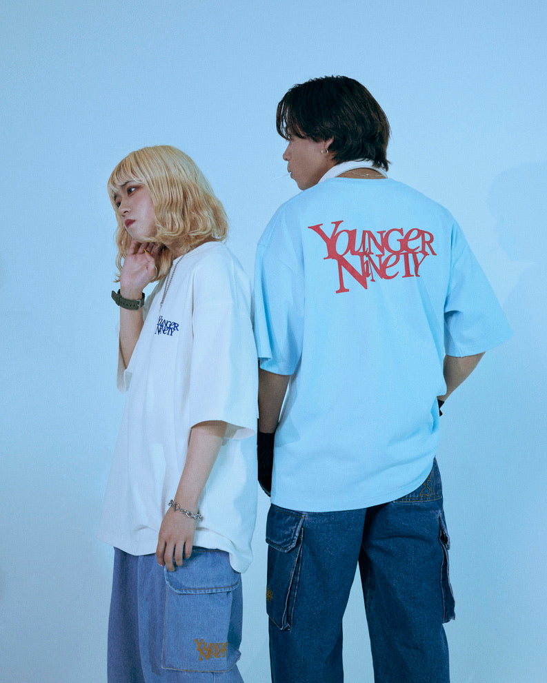 9090×younger song Logo Tee