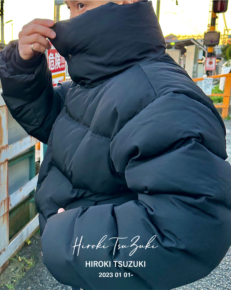 HIROKITSUZUKI very short down jacket