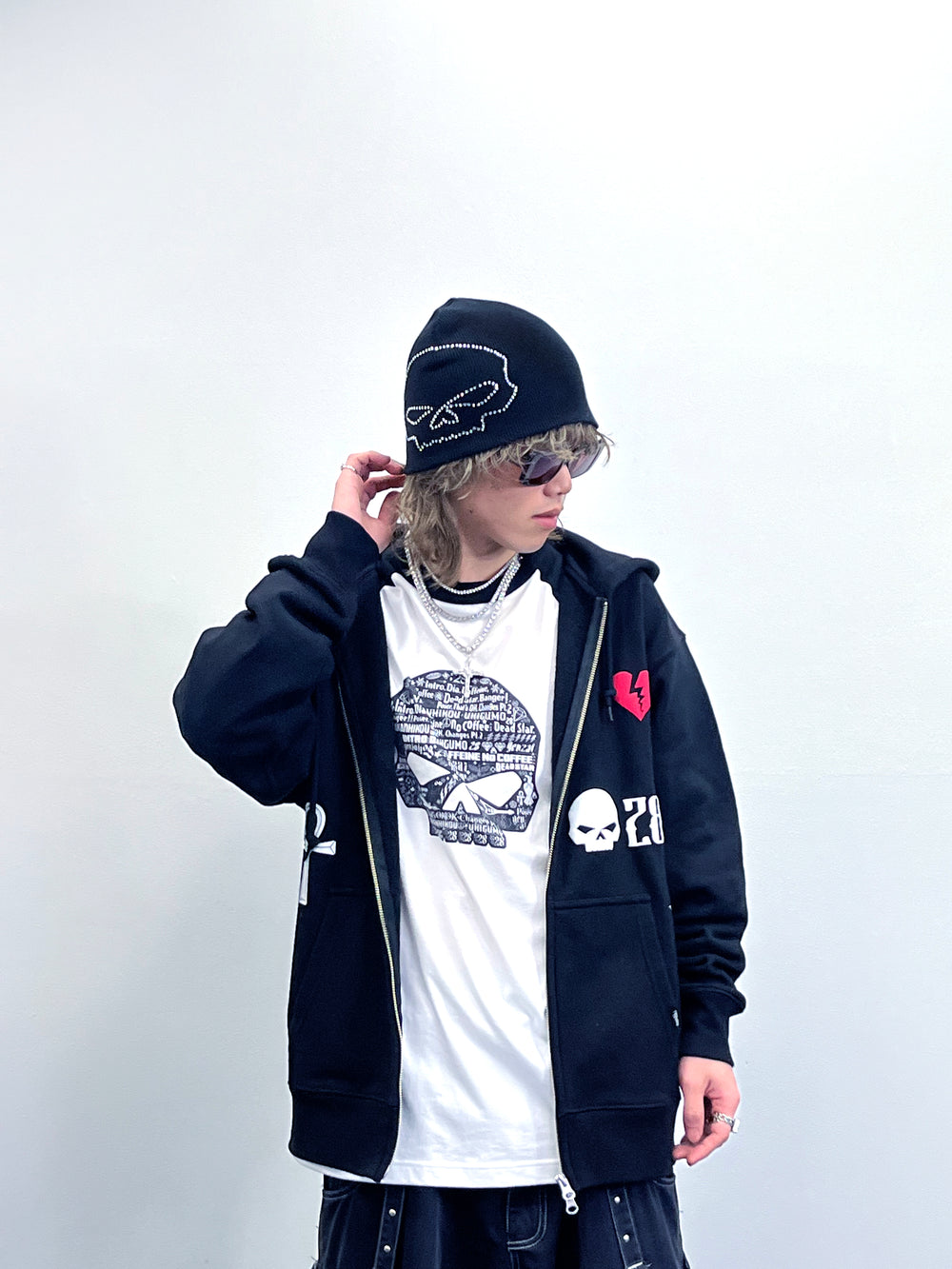 帽子 ^_^ VARZAR キャップ 帽子 VARZAR(バザール)/Silver stud over fit