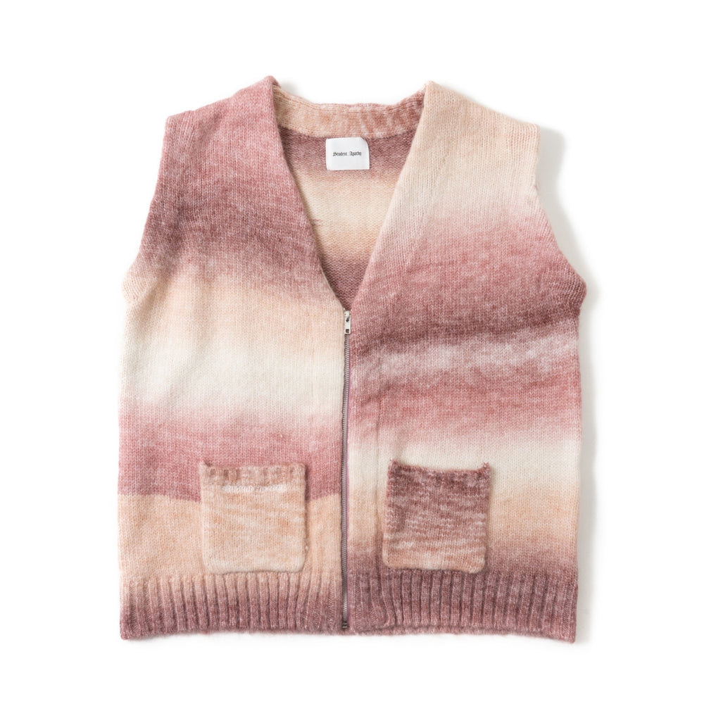 student apathy Gradation knit vest – YZ