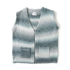 학생 냉담한 그라데이션 니트 조끼