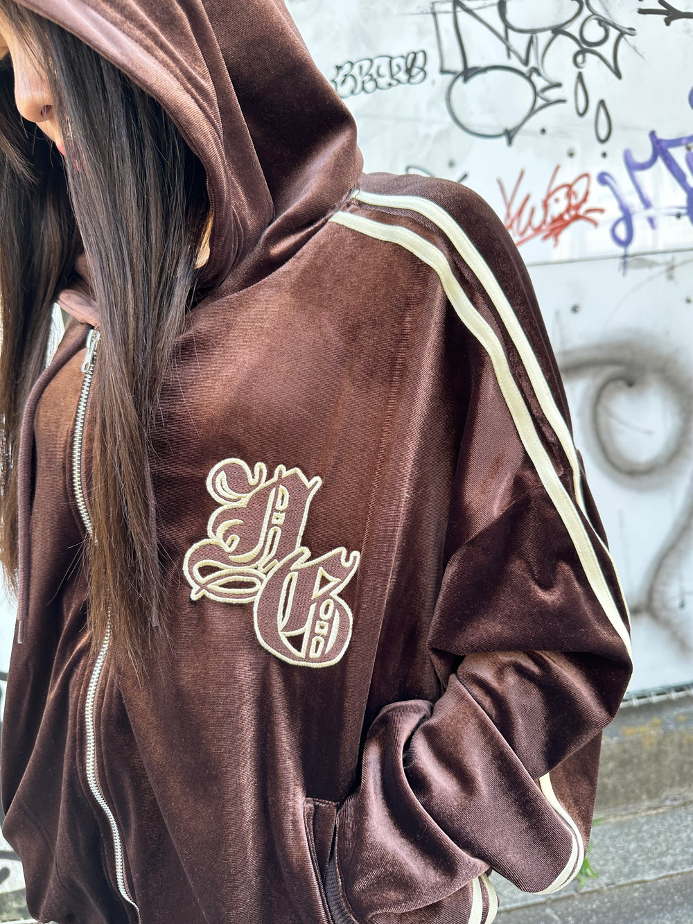 NG Zip Velor hoodie – YZ