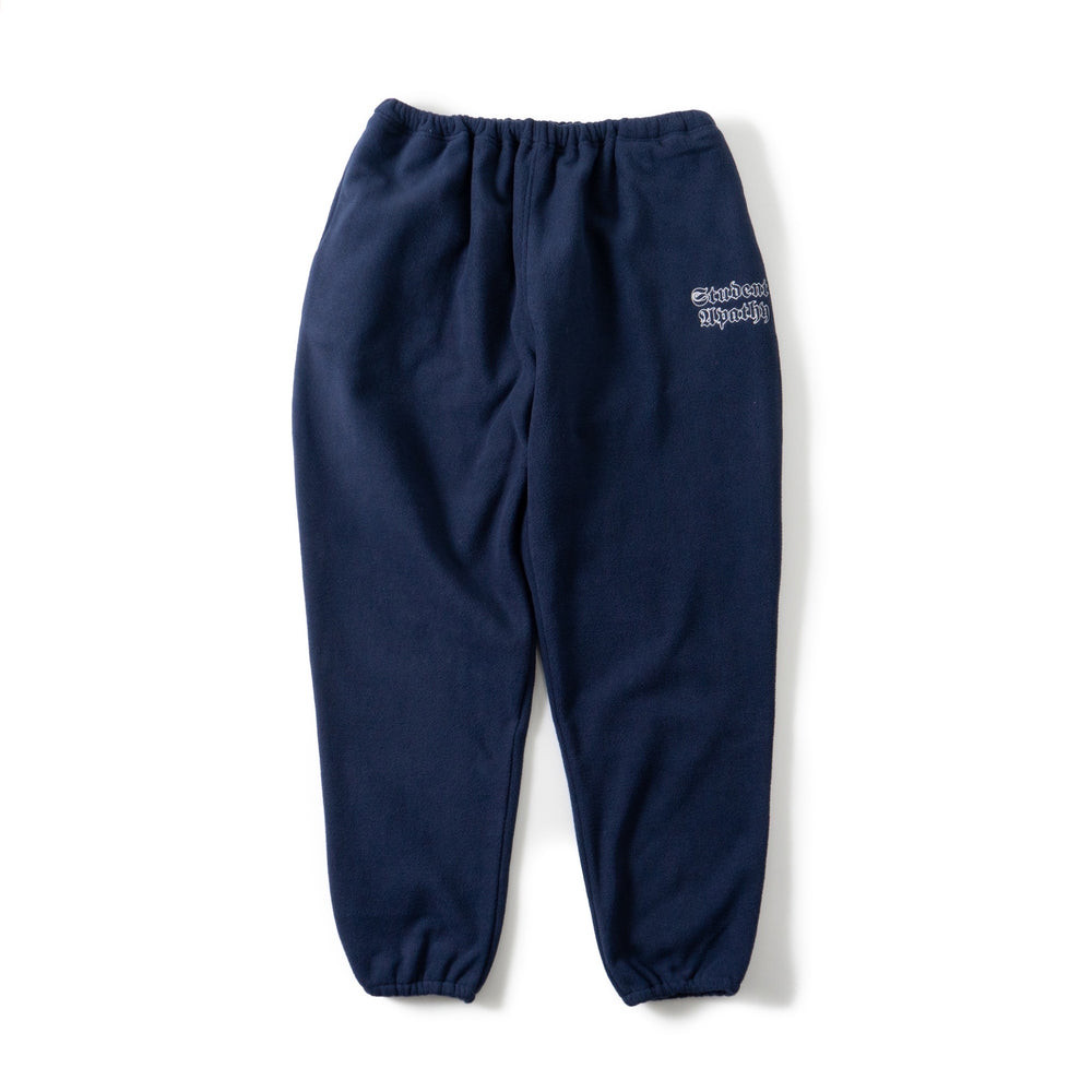 Student apathy スウェットパンツ フリースパンツ student apathy logo fleece pants – YZ