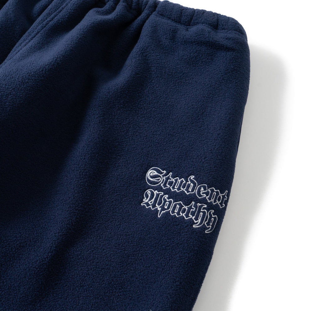 student apathy logo fleece pants – YZ