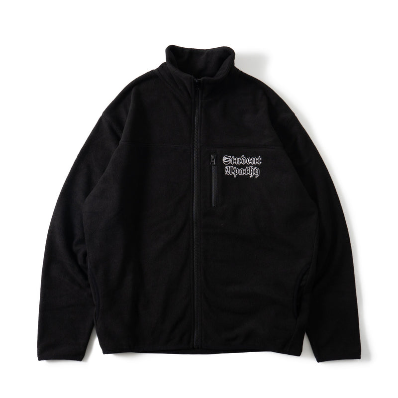 student apathy logo fleece jacket – YZ