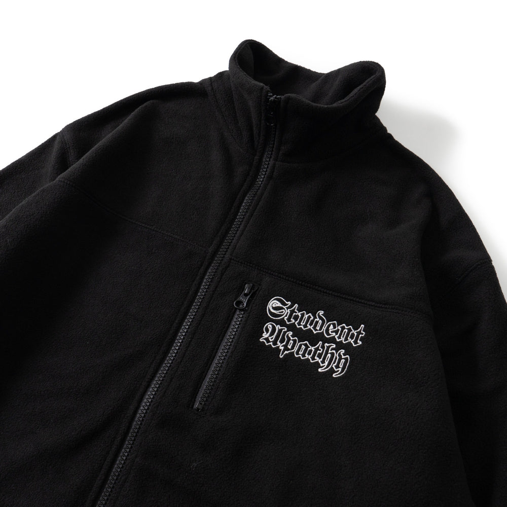 student apathy logo fleece jacket – YZ