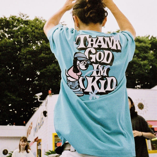 9090 × centimeter Thank God I'm Kid Tee – YZ