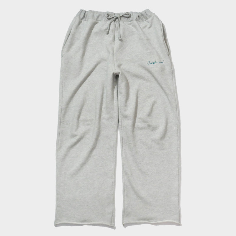 Wide Strait Cut Off Sweat Pants