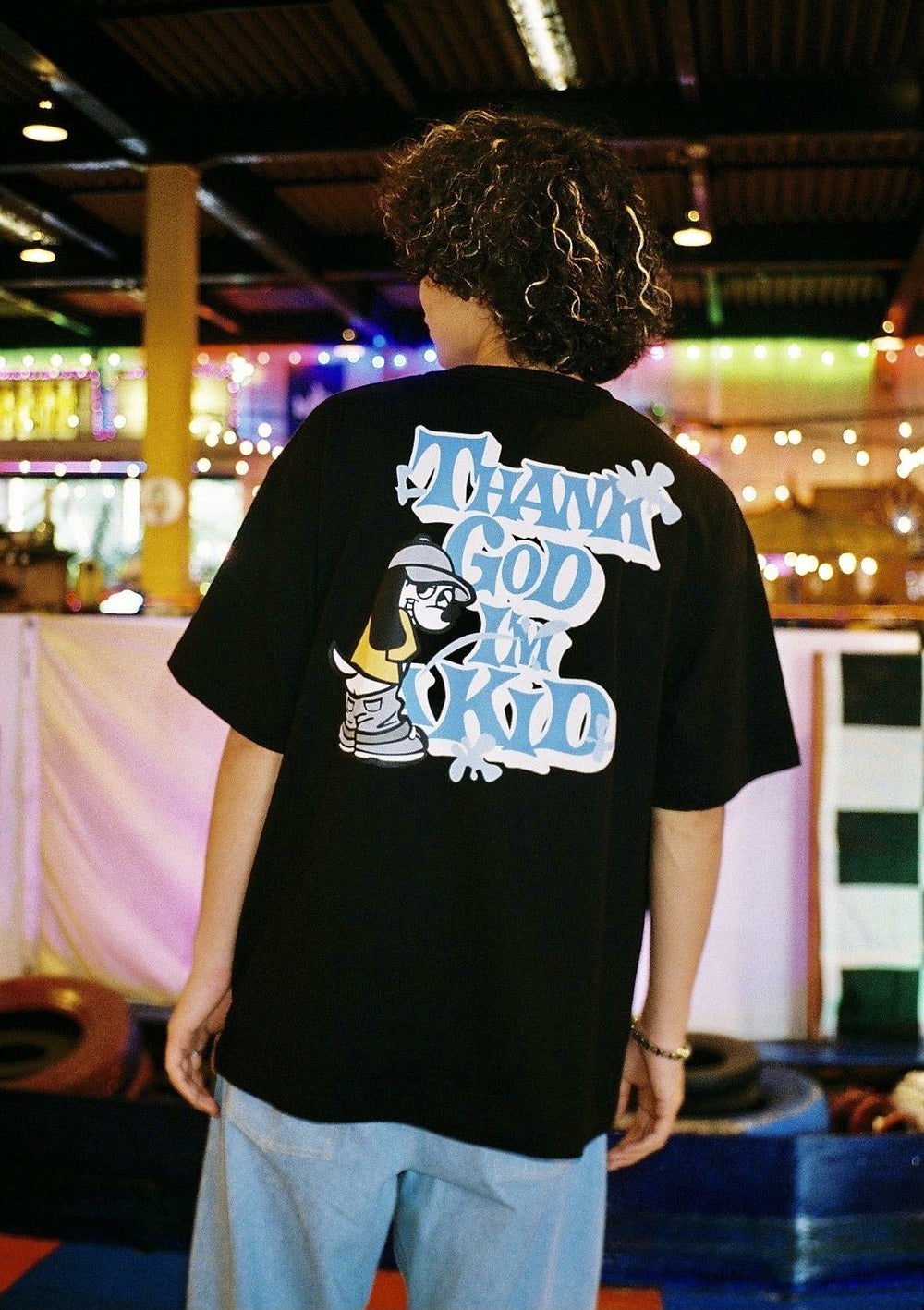 9090 × centimeter Thank God I'm Kid Tee – YZ