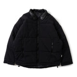 student apathy leather collar fake down jacket