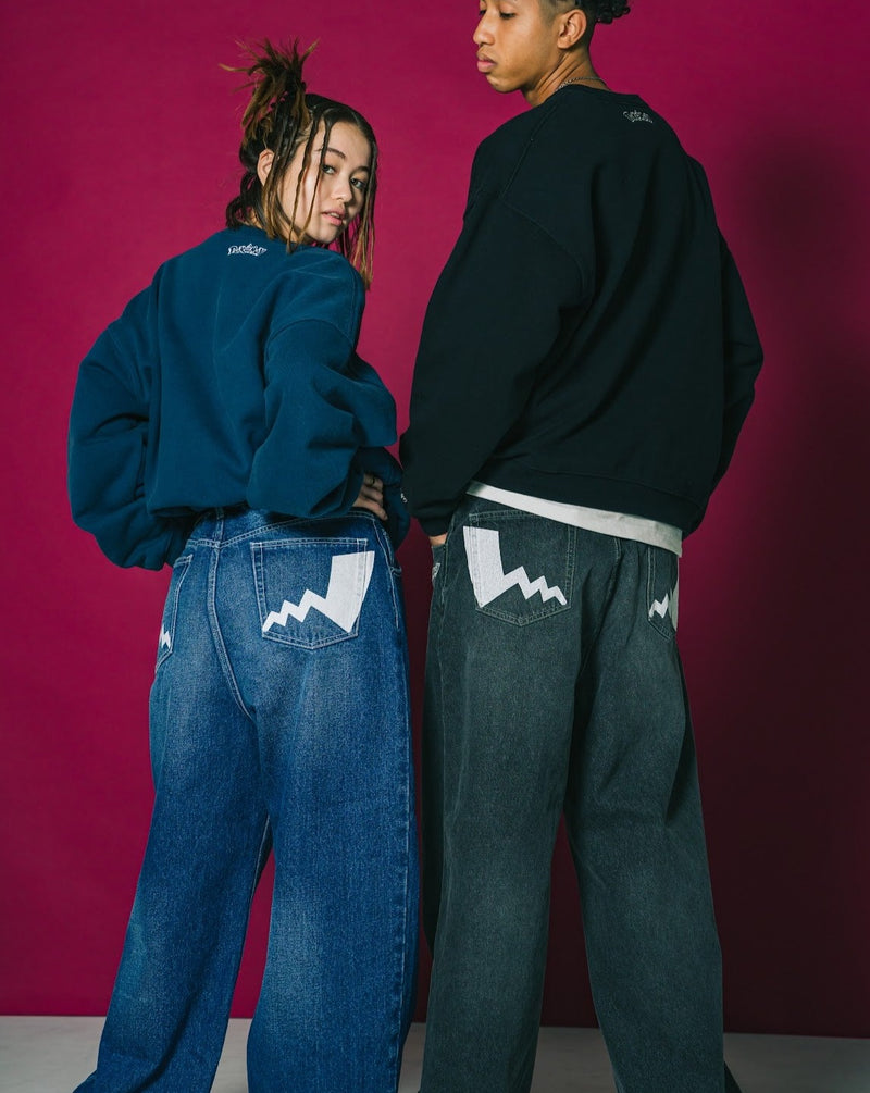 Vintage PACO Jeans Denim Cargo Pocket Grunge Skater Y2K Boys Size