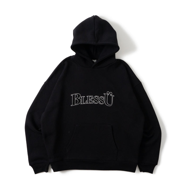 7,980円完売商品】 BLESS Ü パーカー 黒 logo hoodie