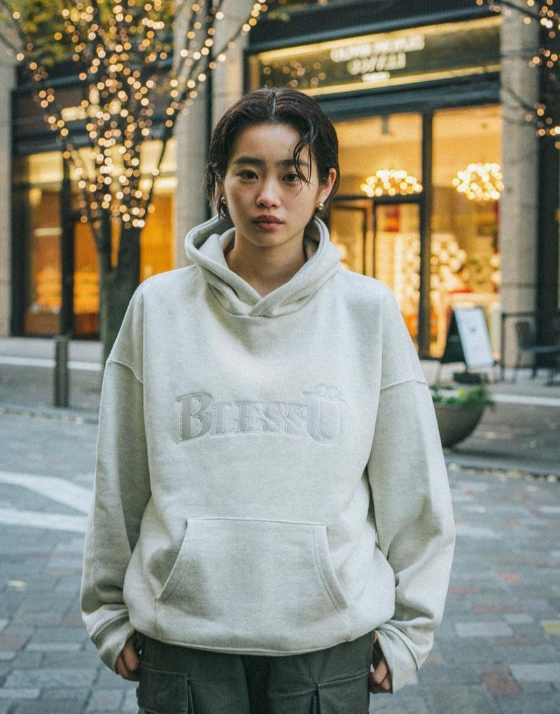 BLESS Ü Basic logo hoodieパーカー　M