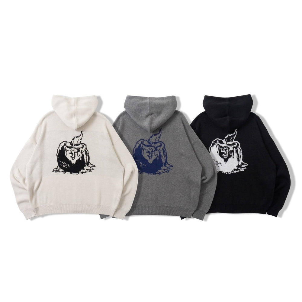 YS zip knit hoodie – YZ