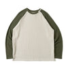 Waffle  raglan long tee