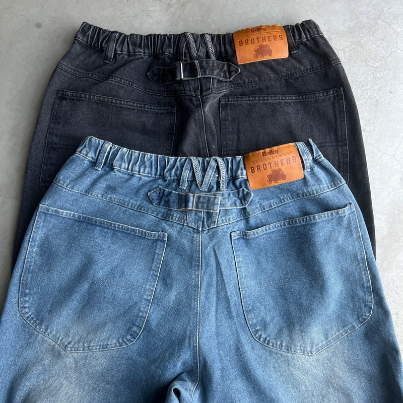 Vintage Processing Wide Work Denim Pants – YZ