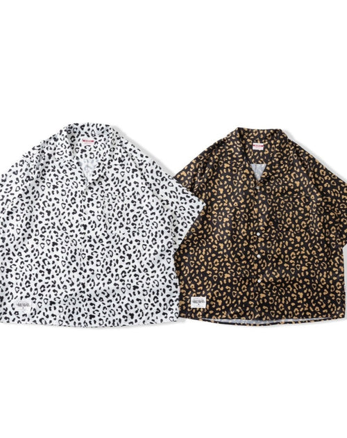 BW Leopard Open Collar Shirt