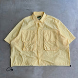 nylon front pocket shirt