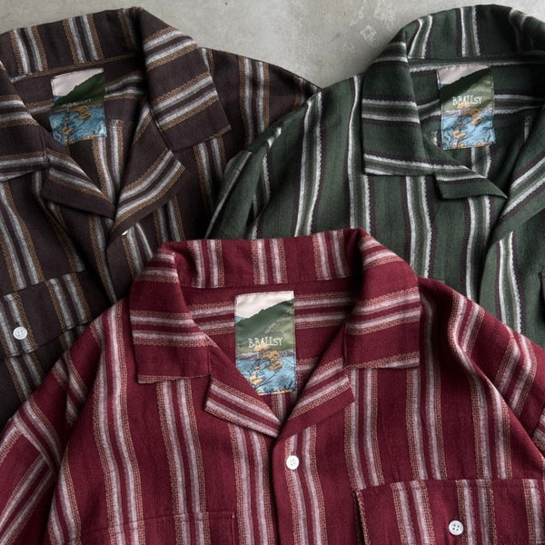 トップス 50s-60s Open Collar Check Shirt トップス 50s-60s Open Collar Check Shirt Vintage 50'S-60'S