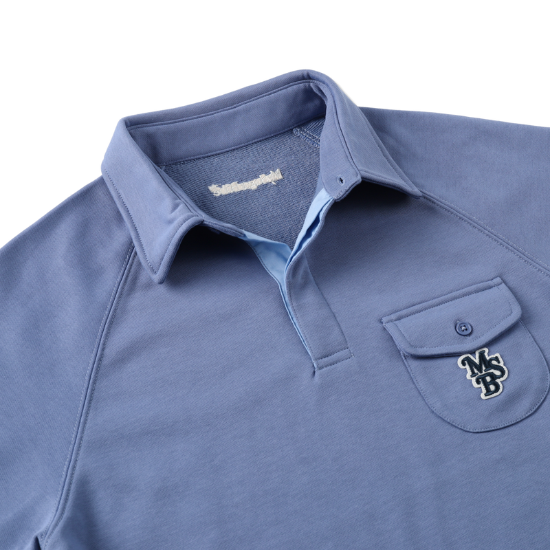 MSB patch logo sweat polo shirt