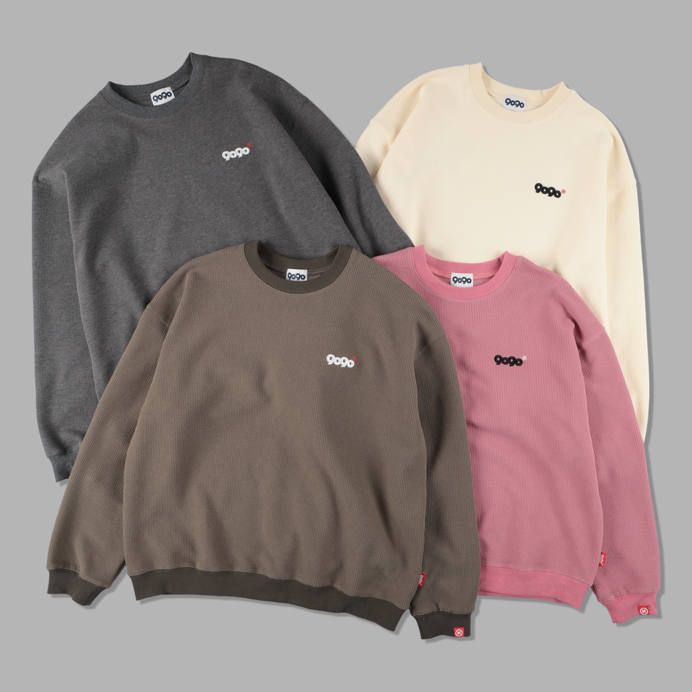 9090 Logo Waffle Sweat – YZ 9090 Logo Waffle Sweat – YZ
