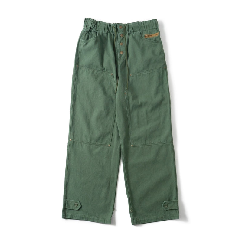 Twill Wide Double Knee Pants