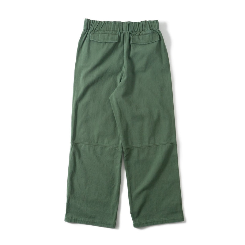 Twill Wide Double Knee Pants