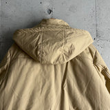 Padded military hooded jacket