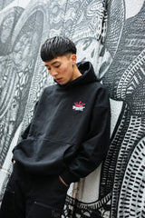 9090×younger song King Logo Hoodie