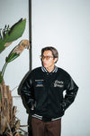 9090×younger song Old English Stadium Jacket