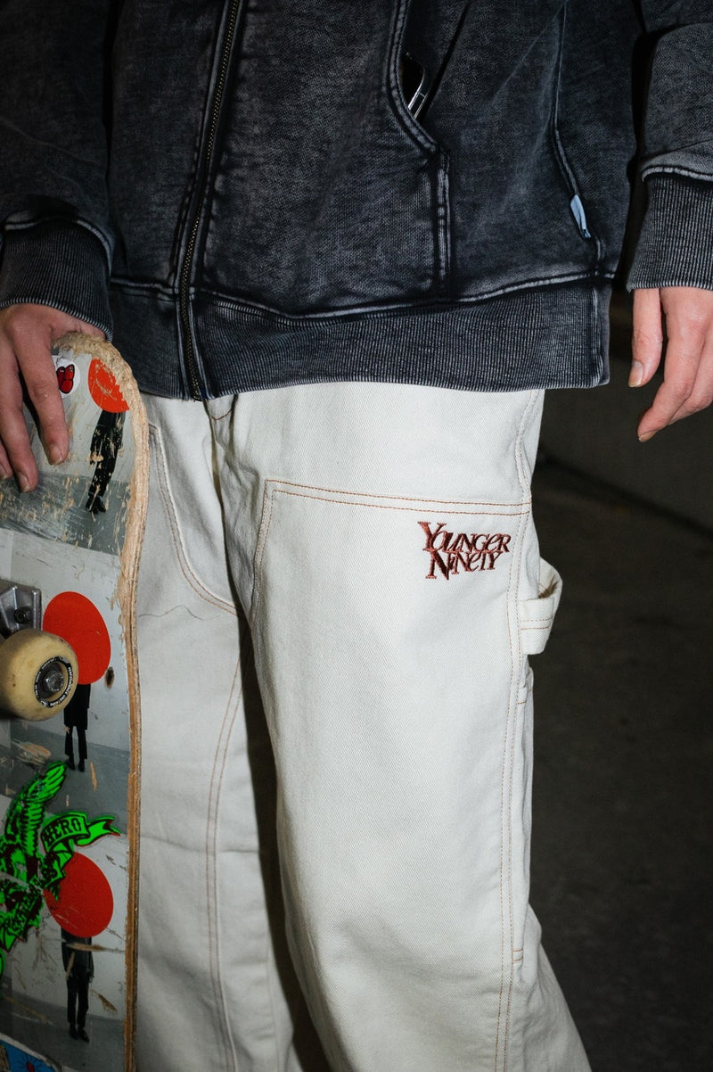 9090×younger song Double Knee Painter Pants