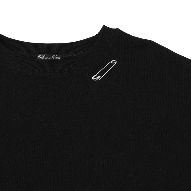 Sleeve-Embroidery Logo Sweat