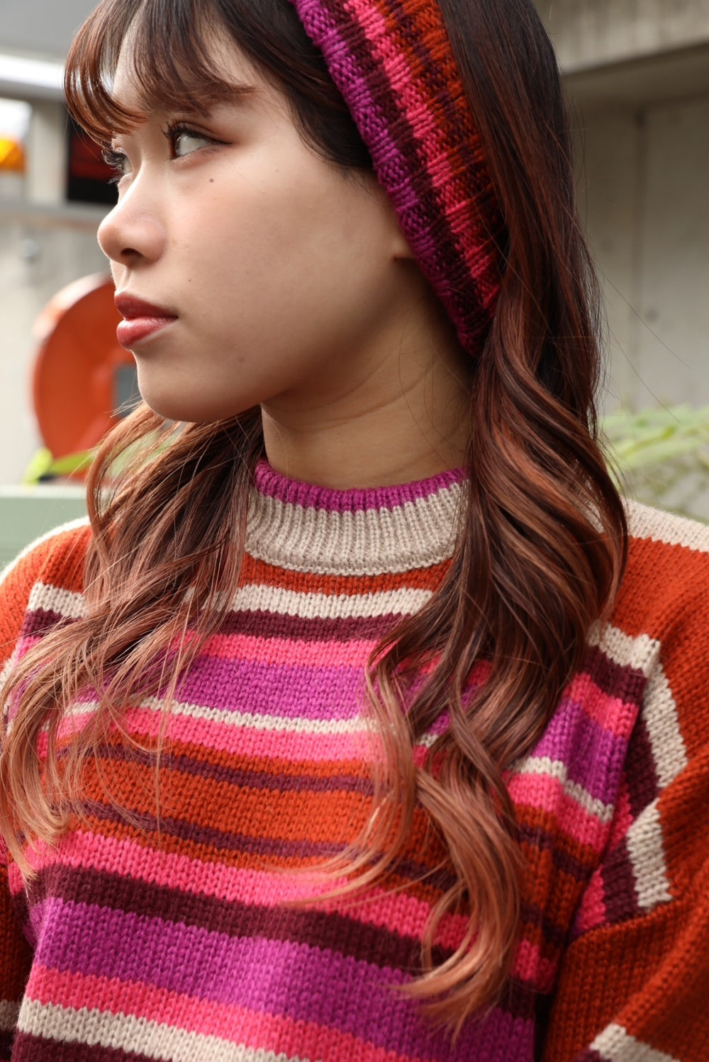 ニット/セーター Short Border Knit border short knit – YZ