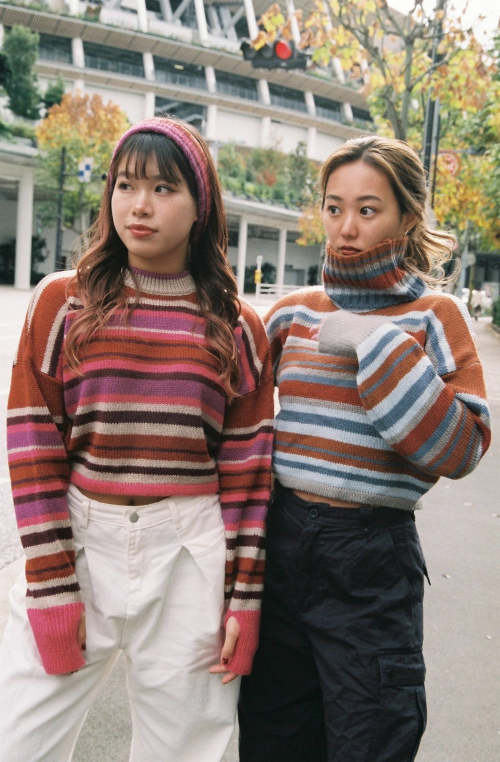 ニット/セーター Short Border Knit border short knit – YZ