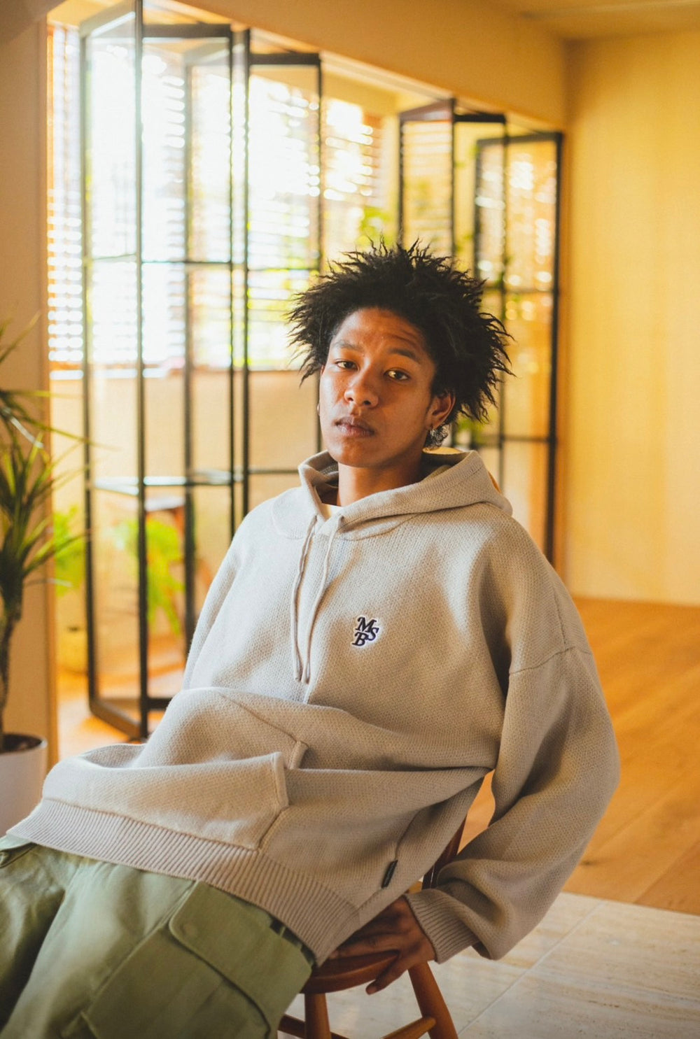 MSB knit logo hoodie – YZ