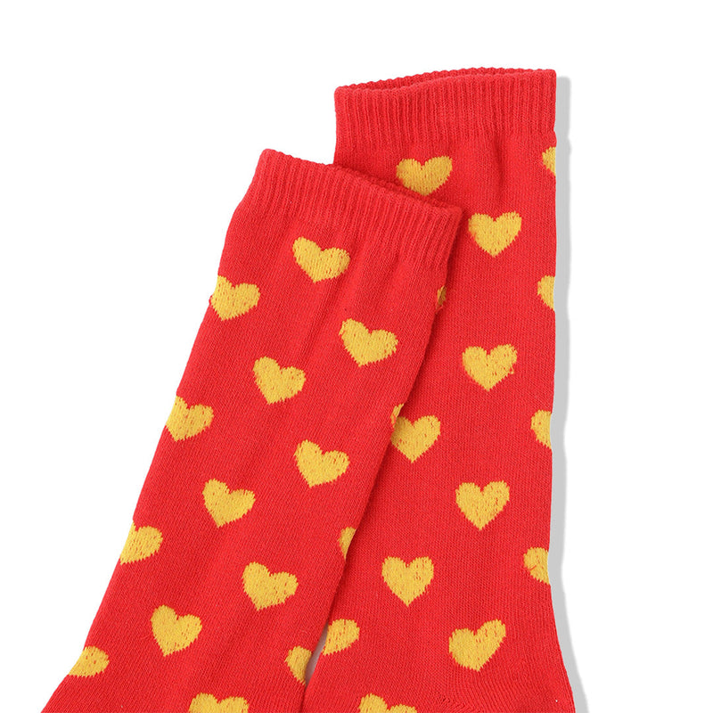 Yellow Heart Socks