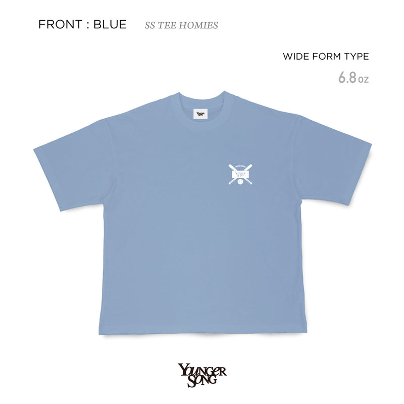 HOMIES SS TEE Blue ［AZR-yng-0002-13］