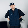 Military like apron vest 【AZR-BL-0001-018】