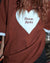 student apathy Heart Logo Linger T-shirt【AZR-SA-0001-026】