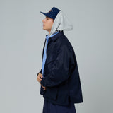 Layered cutsew hooded vest 【AZR-BALLSY-23SS-AAD】