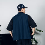Military like apron vest 【AZR-BL-0001-018】