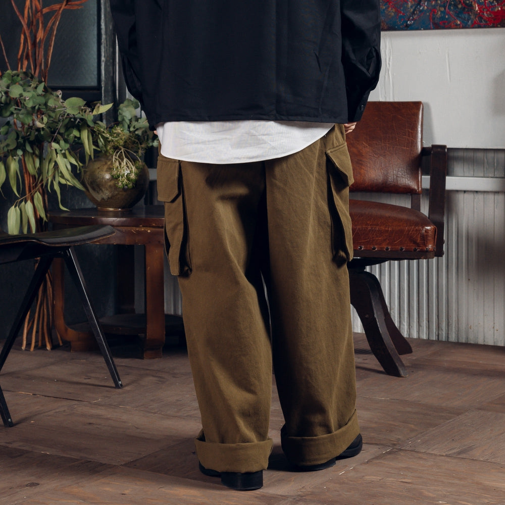 パンツ 80s CLOSED by MFG Crazy Tuck Trousers selle glant（セレグランテ） スラックス CROSS TUCK WIDE SLACKS