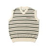 WudgeBoy border knit vest ［AZR-wb-0001-032］