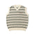 WudgeBoy border knit vest ［AZR-wb-0001-032］
