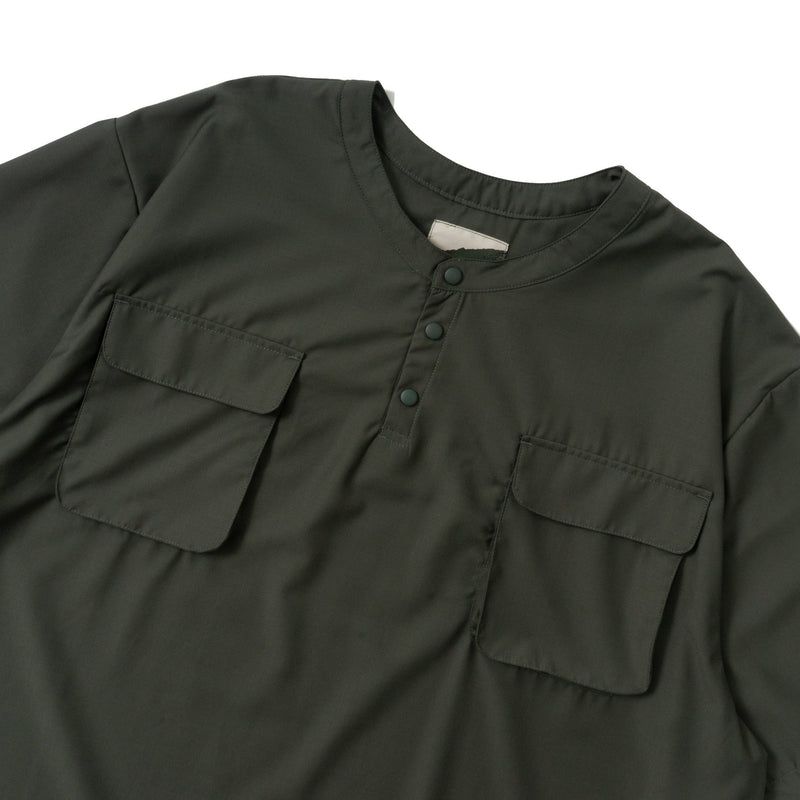 Tolomile loose front pocket shirt【AZR-BL-0001-037】