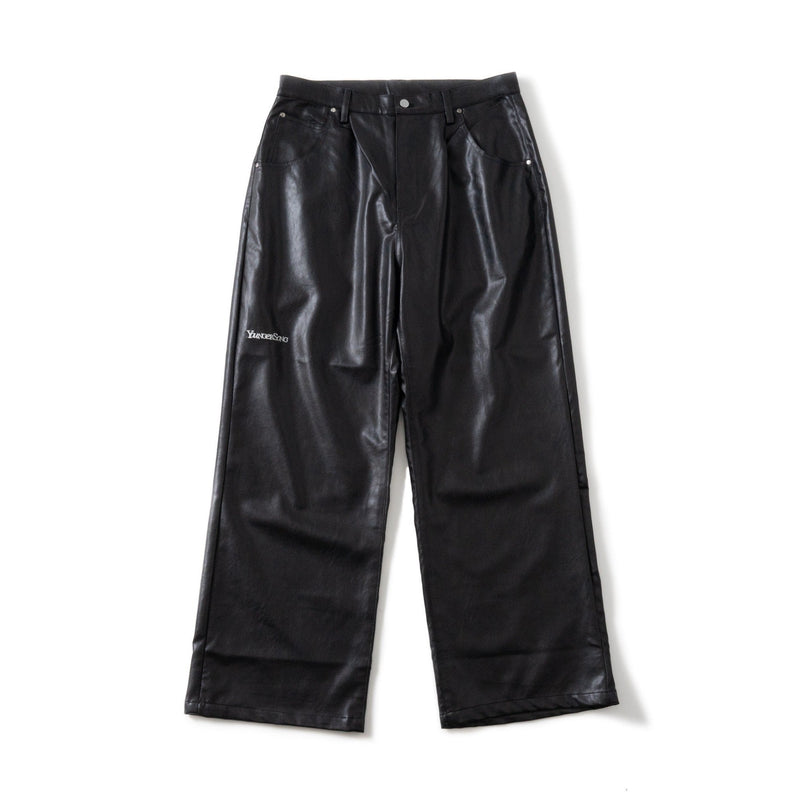 Eco leather pants series　＊straight