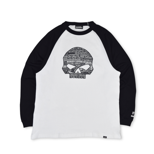 who28 genzai Skull Raglan LS TEE – YZ who28 genzai Skull Raglan LS TEE – YZ