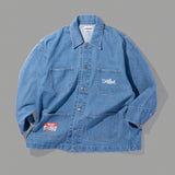 Hit-up denim coverall jacket