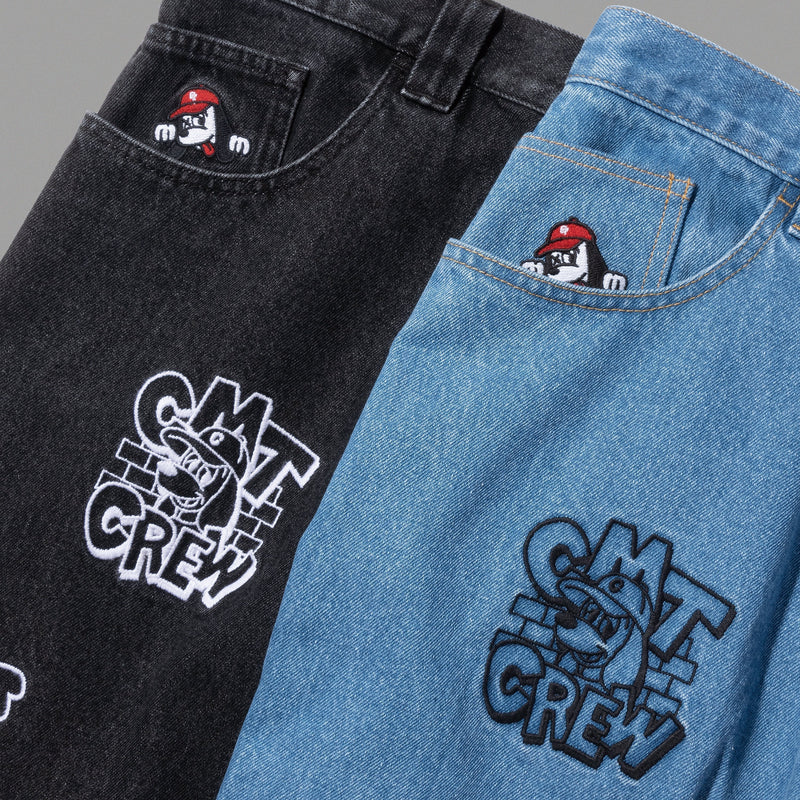 Bombed graffiti denim pants – YZ