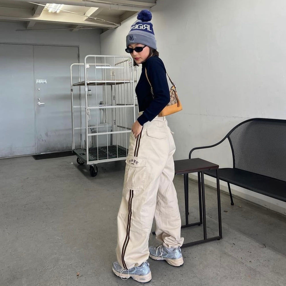 Side Line Wide cargo pants – YZ